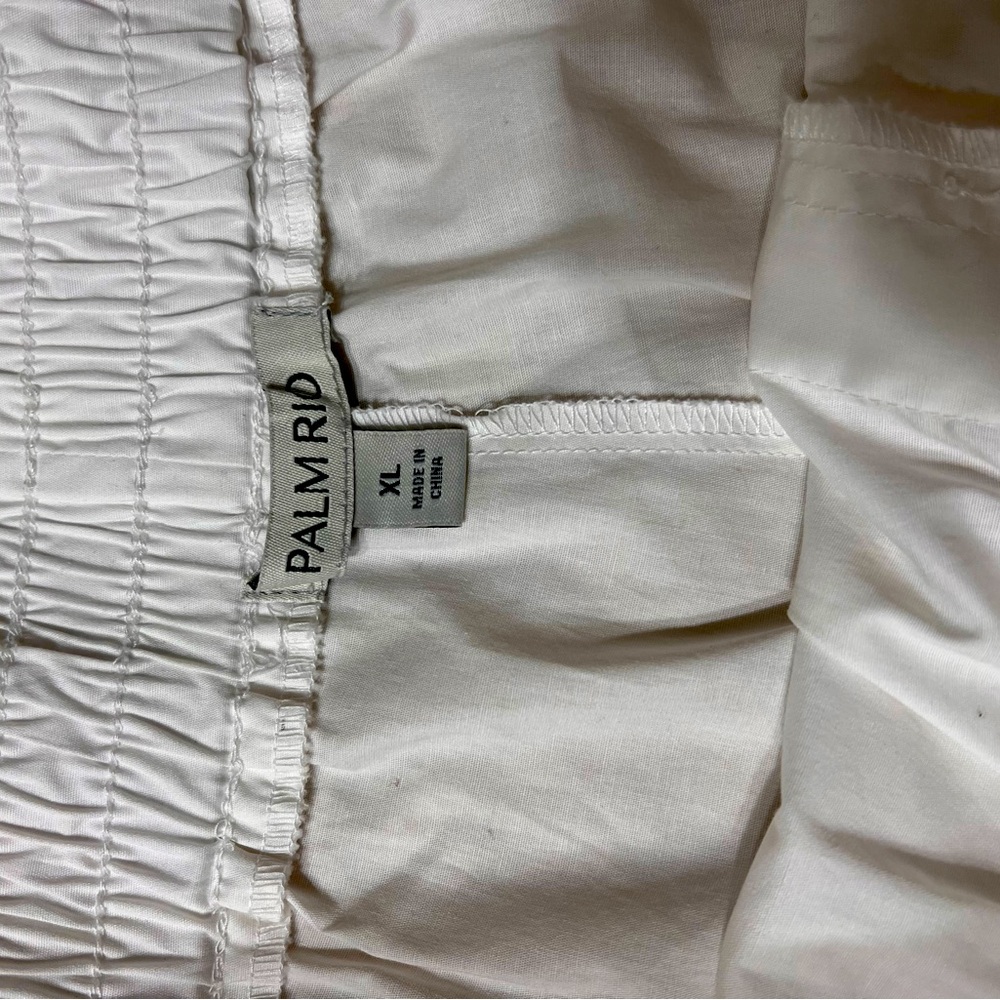 Palm Rid White Shorts XL